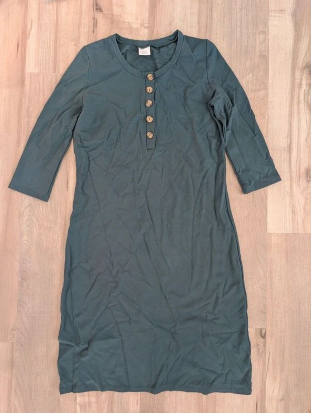 Lou Lou and Company Everyday Dress in Dark Green, Large (D4)